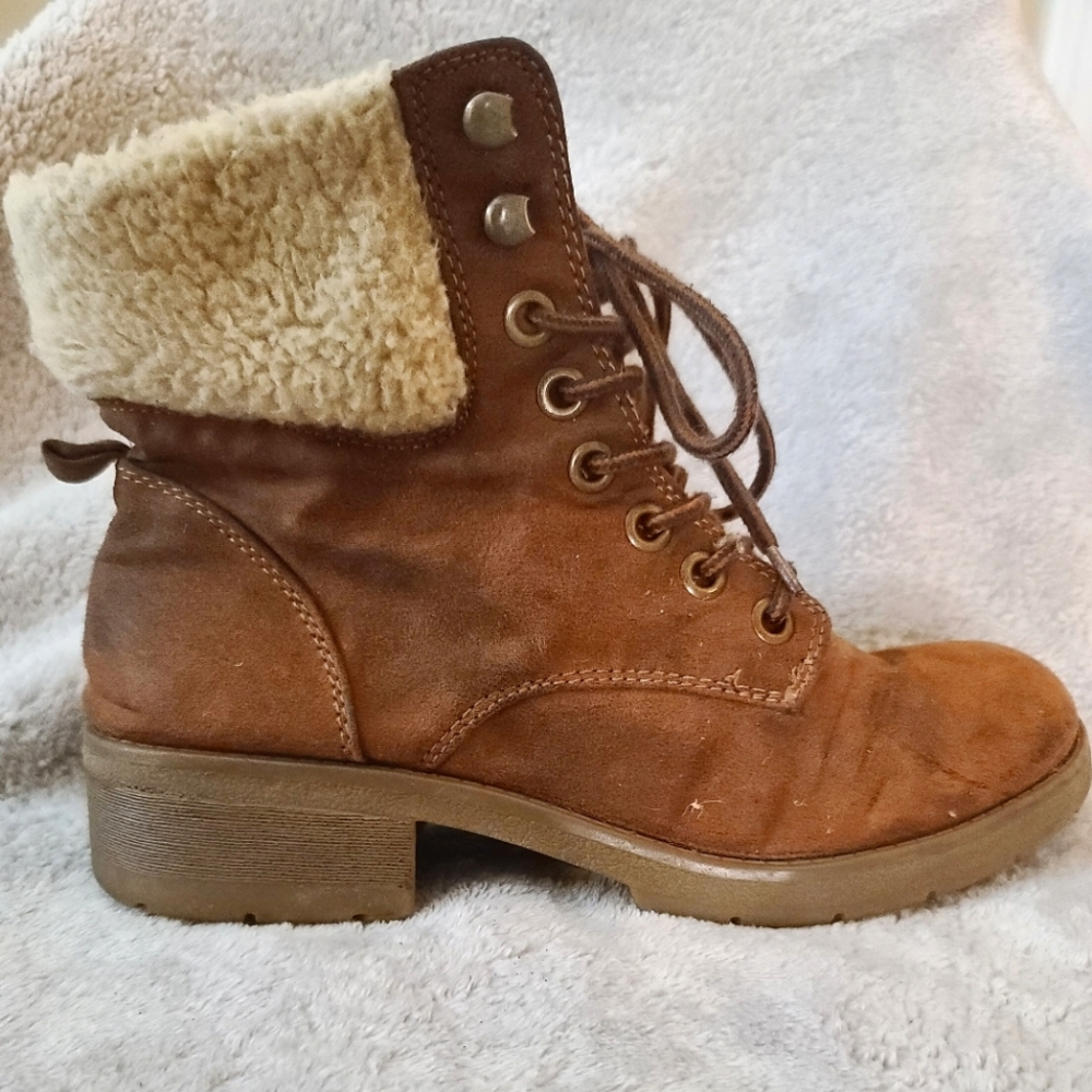 Brown Winter Ankle Booties